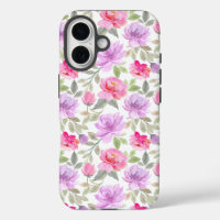 Frischer Frühlingsvibe: Rosa und violettes florale