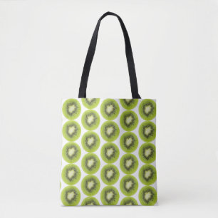 Frischer Kiwi-Obstgarten. Rundschnitt Tasche