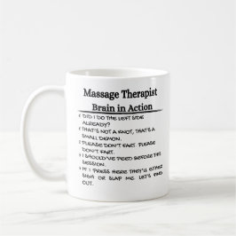 Frischer Massagetherapeut Kaffeetasse