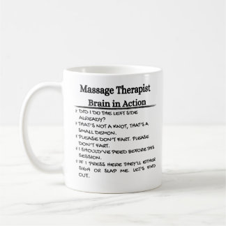 Frischer Massagetherapeut Kaffeetasse