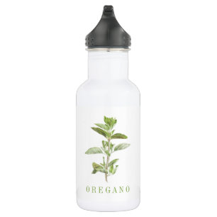 Frischer Oregano 0,5l Wasserflasche