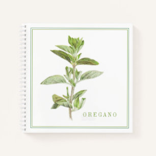 FRISCHER OREGANO 8,5x8,5 Spiralblock Notizbuch