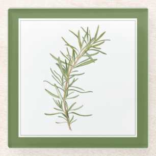 FRISCHER ROSEMARY Glass Drink Untersetzer (-text) 