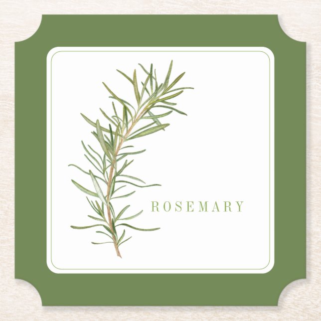 FRISCHER ROSEMARY Ticket Paper Untersetzer (+text) (Vorderseite)