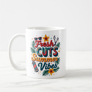 Frischer Schnitt Sommerfrischer Frischsalon Kaffeetasse