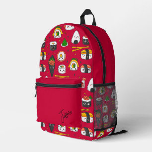 Frischer Sushi Bedruckter Rucksack