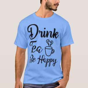 Frischer und Niedlicher Drink Tee Sei glücklicher