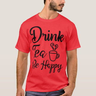 Frischer und Niedlicher Drink Tee Sei glücklicher