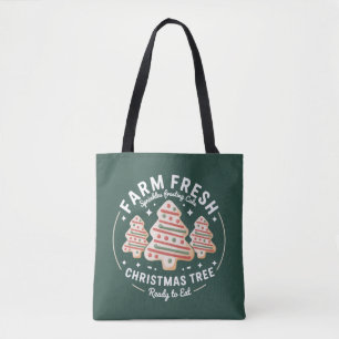 Frischer Weihnachtsbaumkuchen Xmas Feiertag Tasche