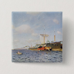 Frischer Wind auf dem Volga, 1895 Button