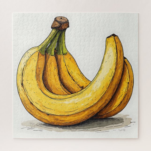 Frisches Bananen-Illustration (Vertikal)