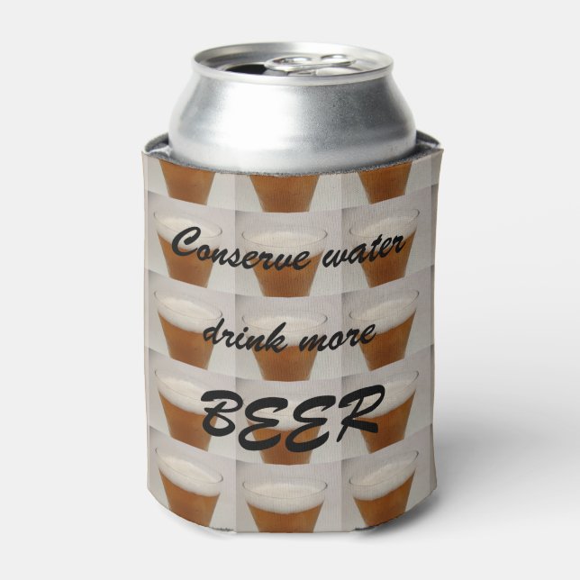 Frisches Bier kann kühler werden Dosenkühler (Kanne Vorderseite)