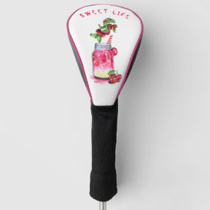 Frisches Cherry Drink Golf Head Cover - Custom Tex Golf Headcover