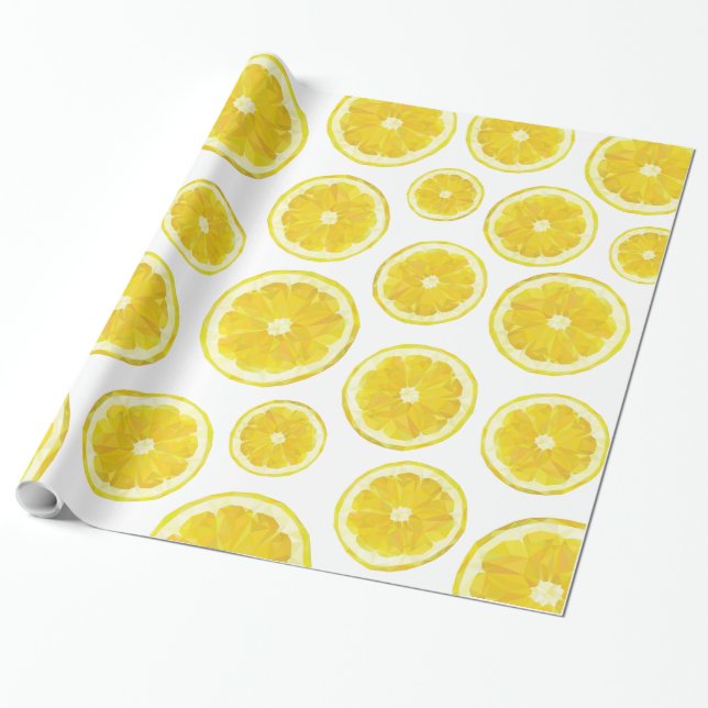 Frisches gelbes geschenkpapier (Ungerollt)