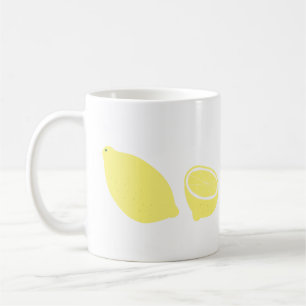 Frisches gelbes Zitronenfrucht-Geschenk Kaffeetasse
