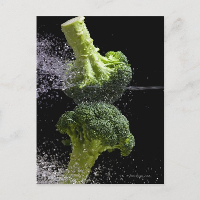 Frisches Gemüse und Lebensmittelhygiene Postkarte (Vorderseite)