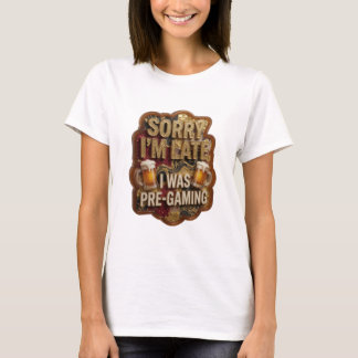 Frisches Gold I WAS PRE GAMING Künstlerisches Moti T-Shirt