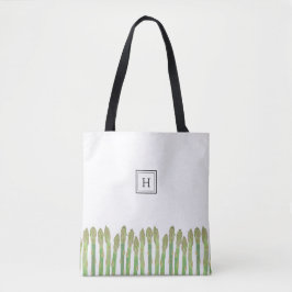 Frisches Grünes Spargel Tasche