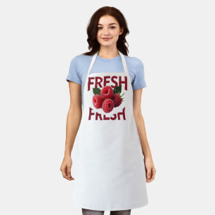 Frisches Himbeer-Minimalist-Frucht Schürze
