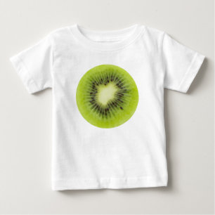 Frisches Kiwi. Runde Scheibe abgeschieden Baby T-shirt
