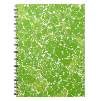 Frisches Limonengranit-Notizbuch Notizblock