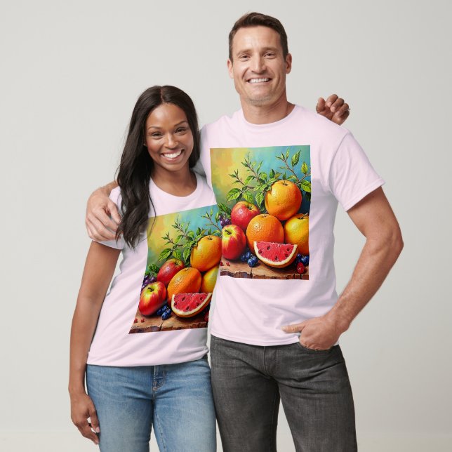 Frisches Obst in perfektem Mix Design T-Shirt (Unisex)
