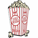 Frisches Popcorn Fotoskulptur Schlüsselanhänger<br><div class="desc">Mmmm mmmmm gut! Extrabutter, bitte und Salz</div>