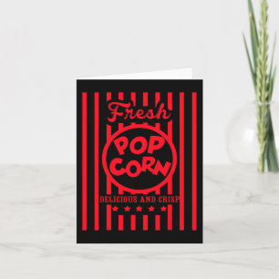 FRISCHES Popcorn-Kostüm zu Halloween Karte
