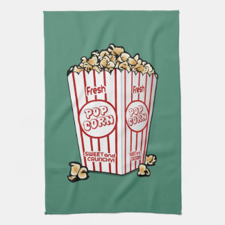 Frisches Popcorn Küchentuch