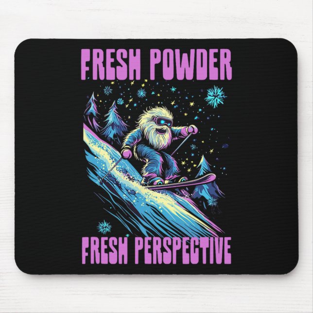 Frisches Pulver Mousepad (Vorne)