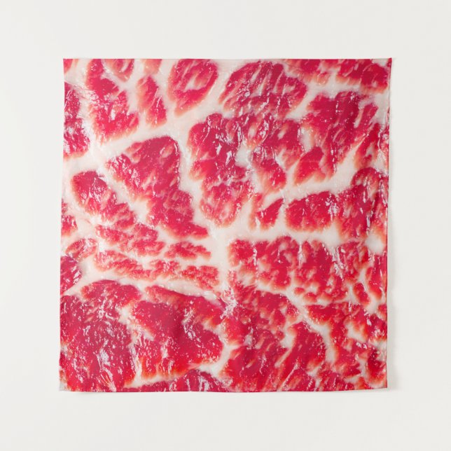 Frisches Rindfleisch-Steak-Fleisch, marmoriert, na Wandteppich (Vorderseite)