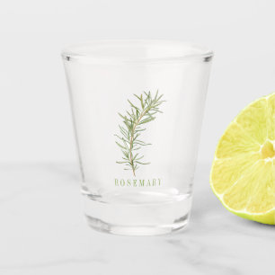 FRISCHES ROSEMARY Shootglas Schnapsglas