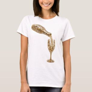 Frisches Silber ABSTRACT ART Kunstprint T-Shirt