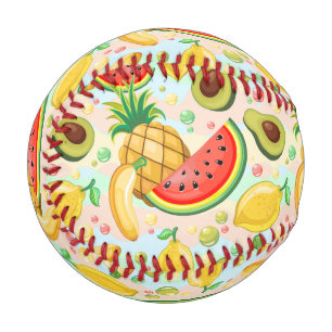 Frisches Sommerkulstmuster Baseball