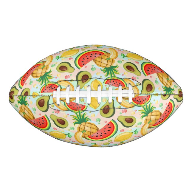 Frisches Sommerkulstmuster Football (Vorderseite)