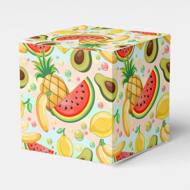 Frisches Sommerkulstmuster Geschenkschachtel (Vorderseite)