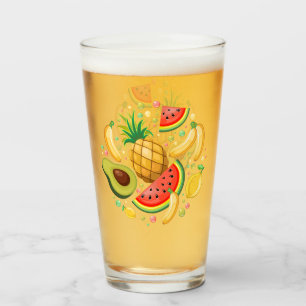 Frisches Sommerkulstmuster Glas