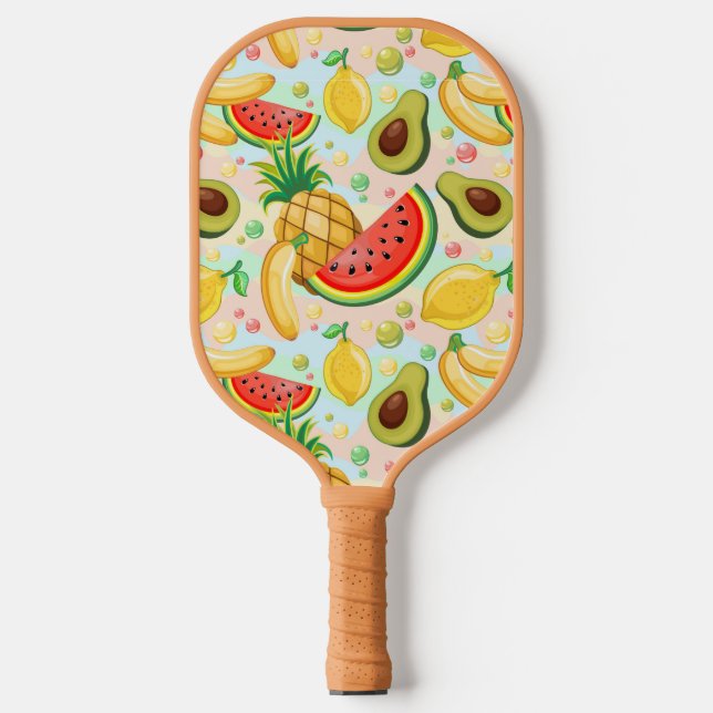 Frisches Sommerkulstmuster Pickleball Schläger (Vorderseite)