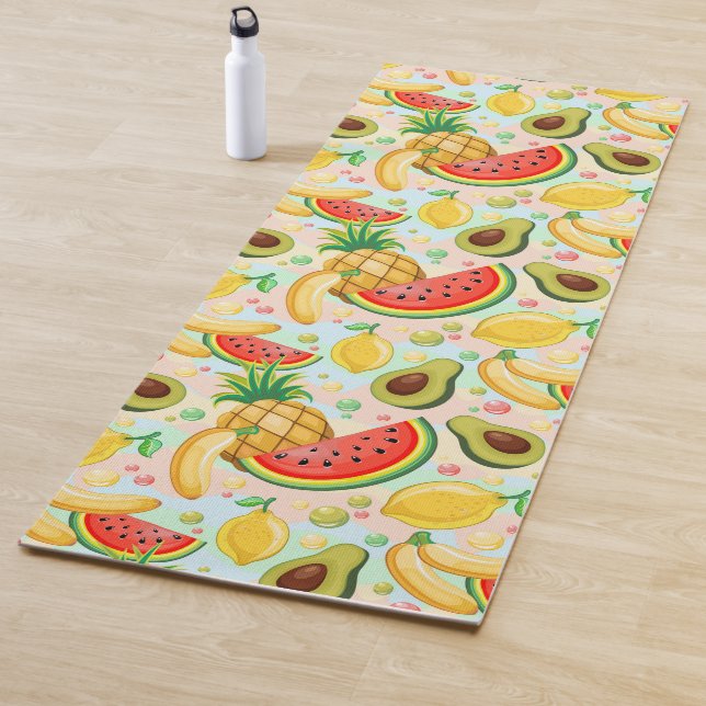 Frisches Sommerkulstmuster Yogamatte (Beispiel)