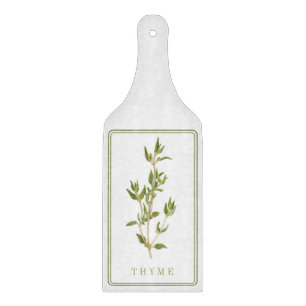 FRISCHES THYME Glas-Schneidebrett Paddel Schneidebrett