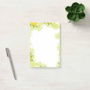 Frisches und fröhliches Schreibpapier Post-it Klebezettel