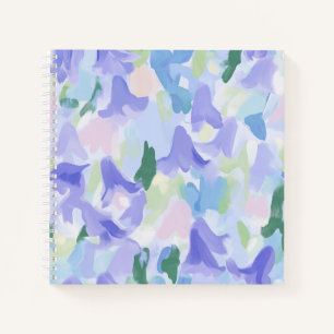 Frisches und sauberes Bluebells-Quadrativ-Notebook Notizbuch