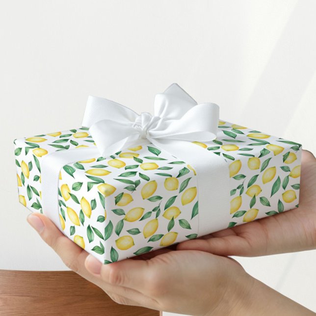 Frisches Zitronen-Geschenkverpackungspapier | Hell Geschenkpapier (Von Creator hochgeladen)