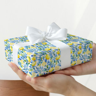 Frisches Zitronen-Geschenkverpackungspapier Mitt Geschenkpapier