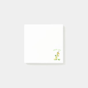 Frisches Zitronensaftgetränk Limonade Post-it Klebezettel