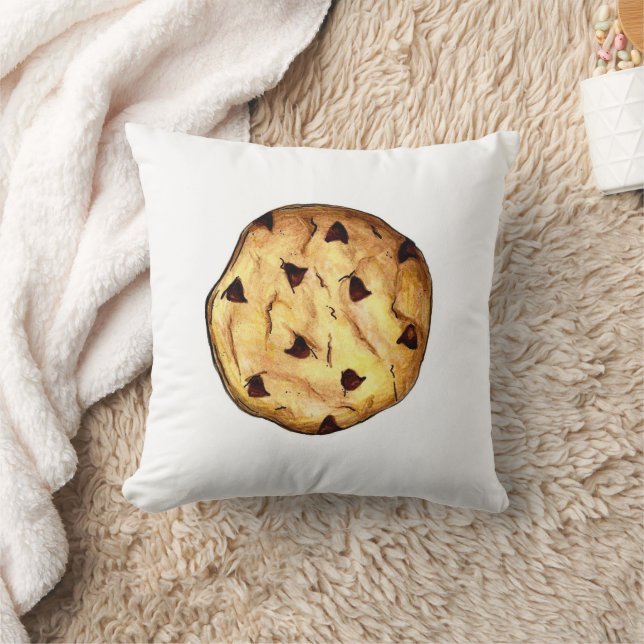 Frischgebackene Schokolade Chip Cookie Dessert Bac Kissen (Decke)