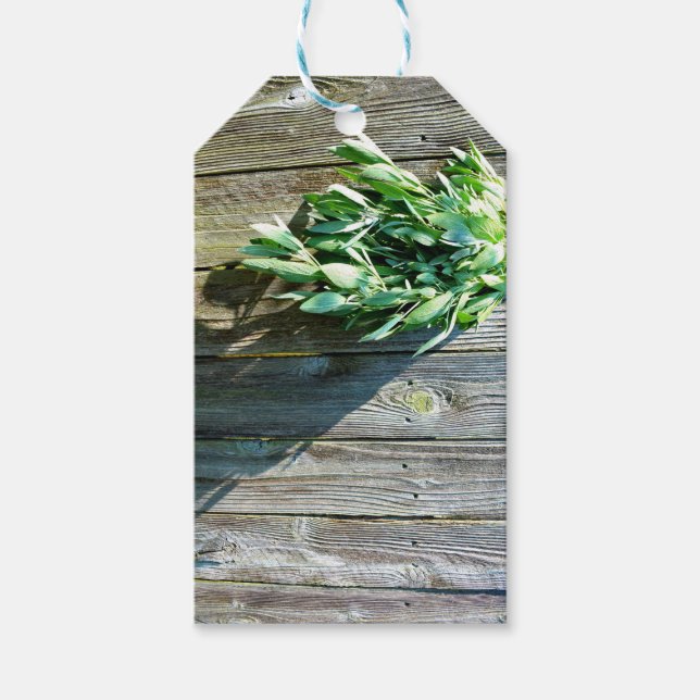 Frischholz Geschenkanhänger (Vorderseite)