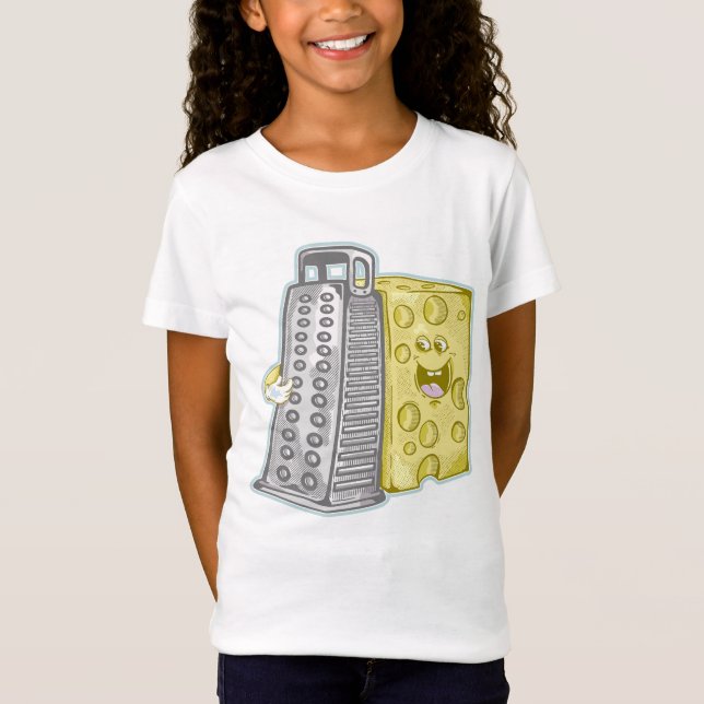Frischkäse und Käsegrater T-Shirt (Vorderseite)