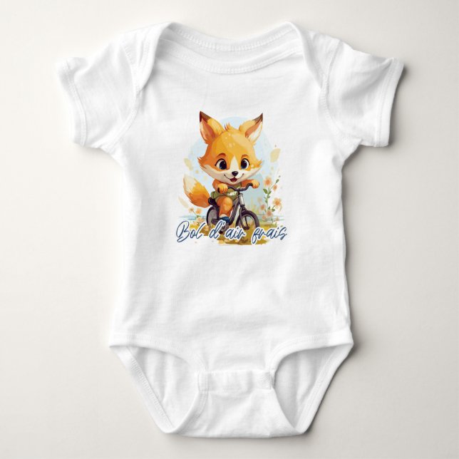 Frischluftblase Baby Strampler (Vorderseite)