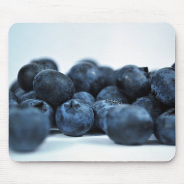 Frischreife Blaubeeren Mousepad (Vorne)